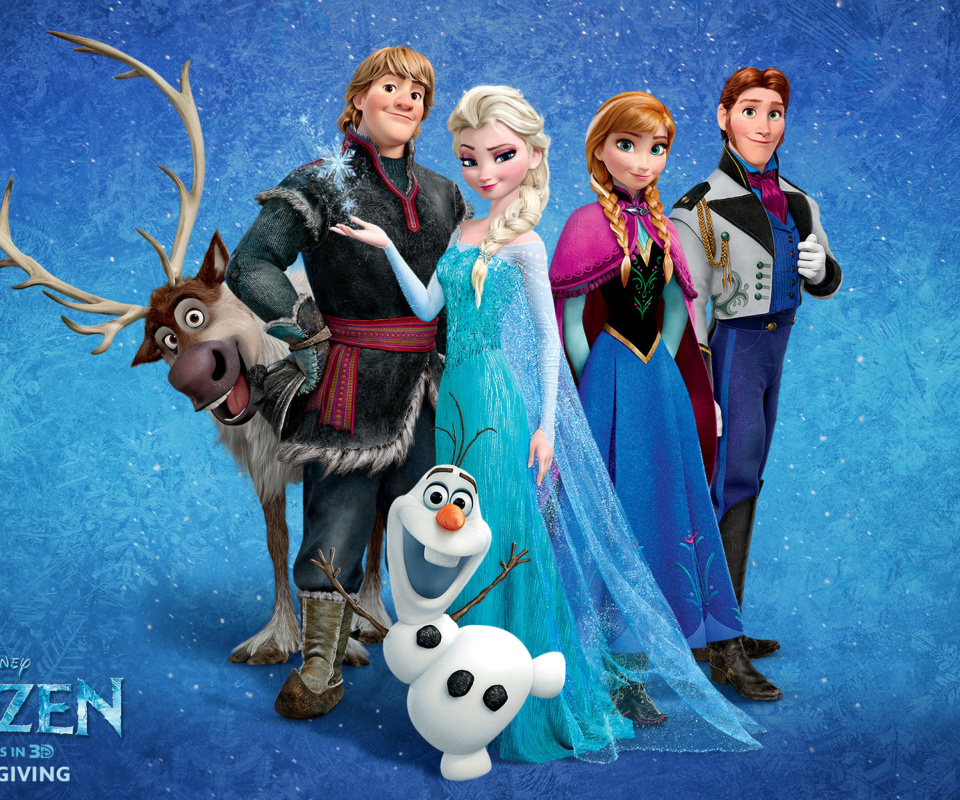 Sfondi Frozen - Walt Disney Animation 960x800