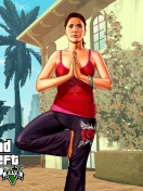 Das Grand Theft Auto Girl Wallpaper 132x176