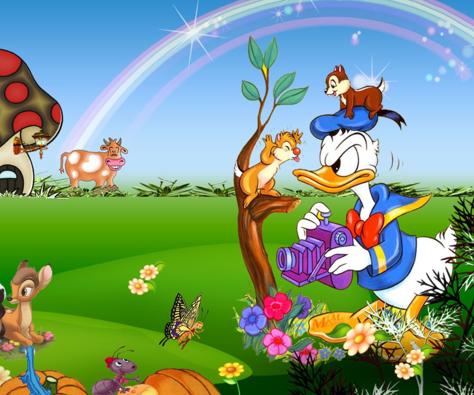 Das Donald Duck Wallpaper 960x800