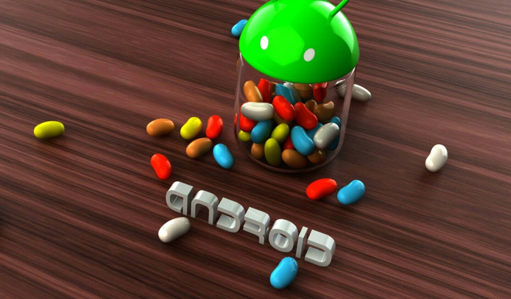 Das Android Jelly Bean Wallpaper 1024x600