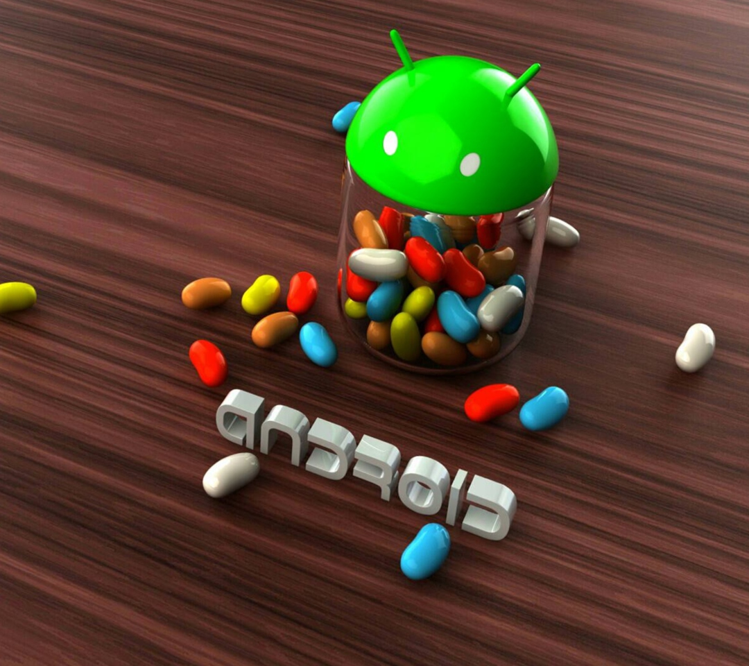 Das Android Jelly Bean Wallpaper 1080x960