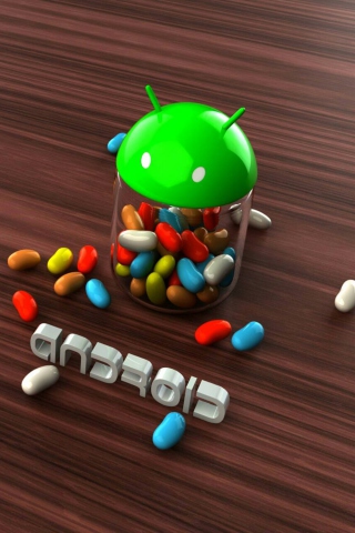 Android Jelly Bean wallpaper 320x480