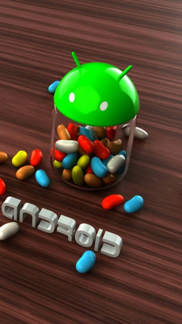 Das Android Jelly Bean Wallpaper 360x640