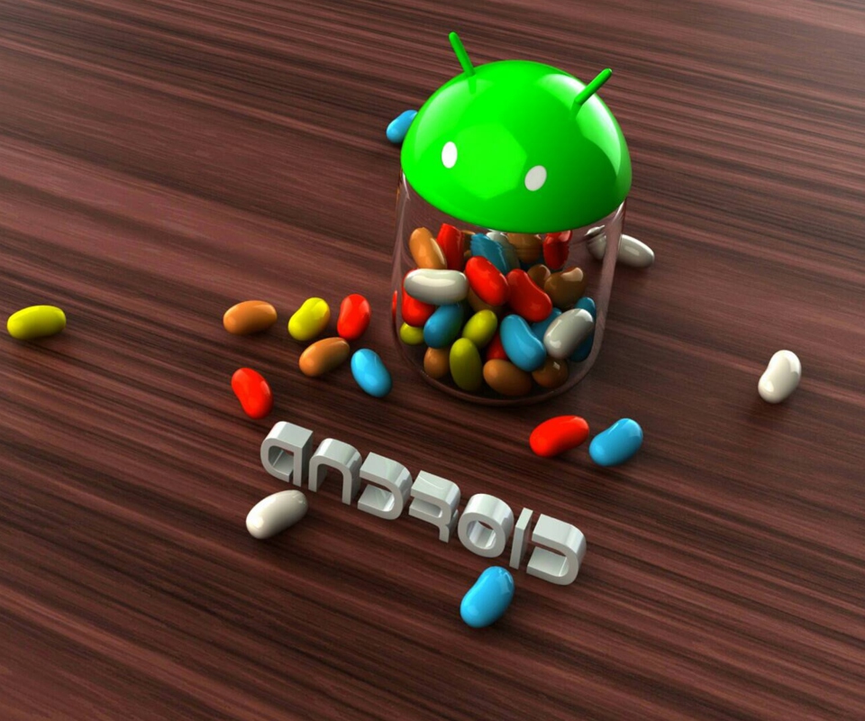 Das Android Jelly Bean Wallpaper 960x800