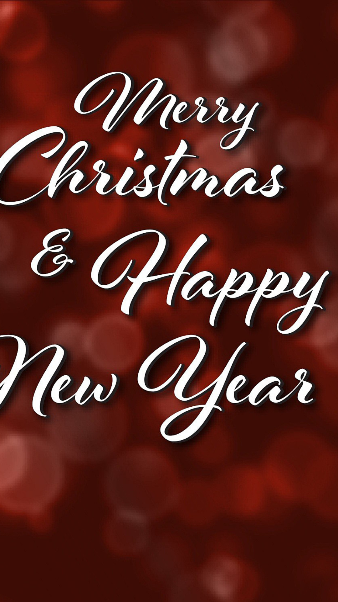 Merry Christmas and Best Wishes for a Happy New Year wallpaper 1080x1920