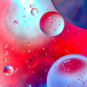Fondo de pantalla Colorful Bubbles 128x128