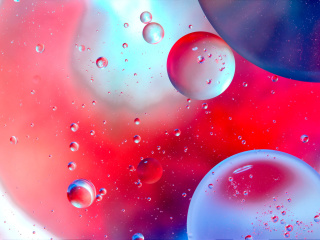 Screenshot №1 pro téma Colorful Bubbles 320x240