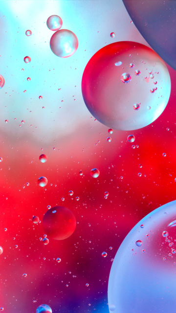 Fondo de pantalla Colorful Bubbles 360x640