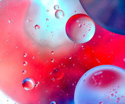 Screenshot №1 pro téma Colorful Bubbles 480x400
