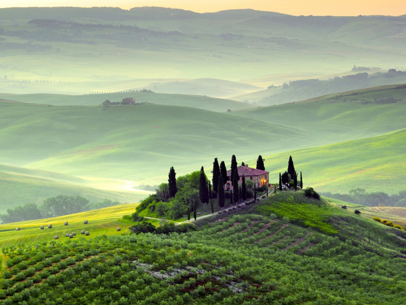 Das Pienza, Toscana Wallpaper 1400x1050