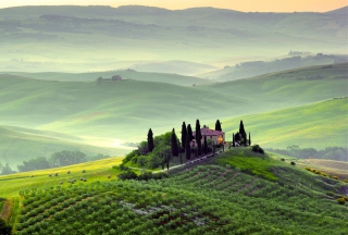 Pienza, Toscana Background for Android, iPhone and iPad