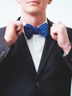 Das Bow Tie Wallpaper 240x320