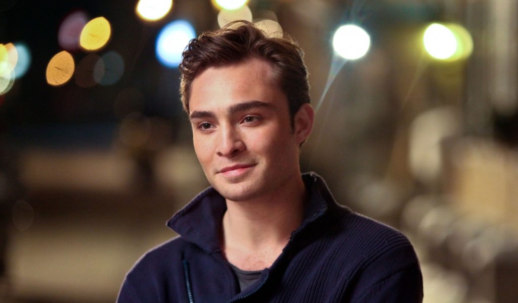 Обои Ed Westwick - Chuck Bass 1024x600