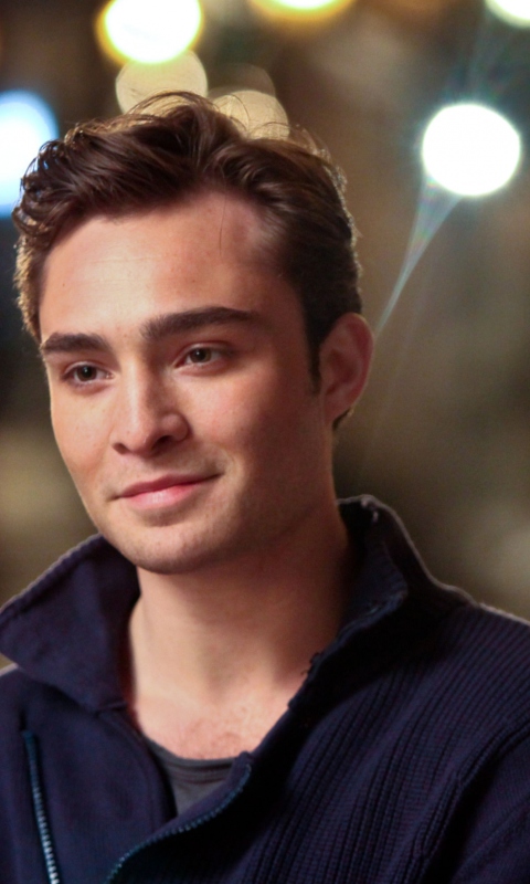 Ed Westwick - Chuck Bass wallpaper 480x800