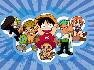 Screenshot №1 pro téma One Piece 320x240