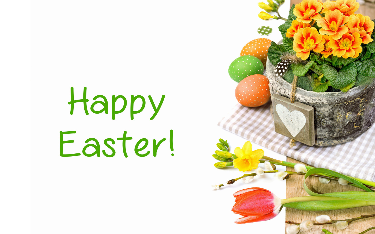 Das Happy Easter Wallpaper 1440x900