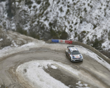 Screenshot №1 pro téma Volkswagen Winter Rally 220x176