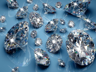 Das Sparkling Diamonds Wallpaper 320x240