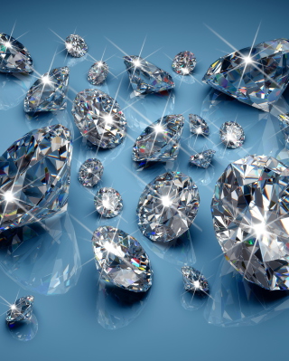 Sparkling Diamonds - Obrázkek zdarma pro 320x480