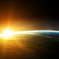 Sunrise In Outer Space wallpaper 208x208