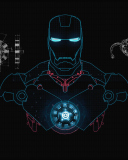 Fondo de pantalla Iron Man Scetch 128x160