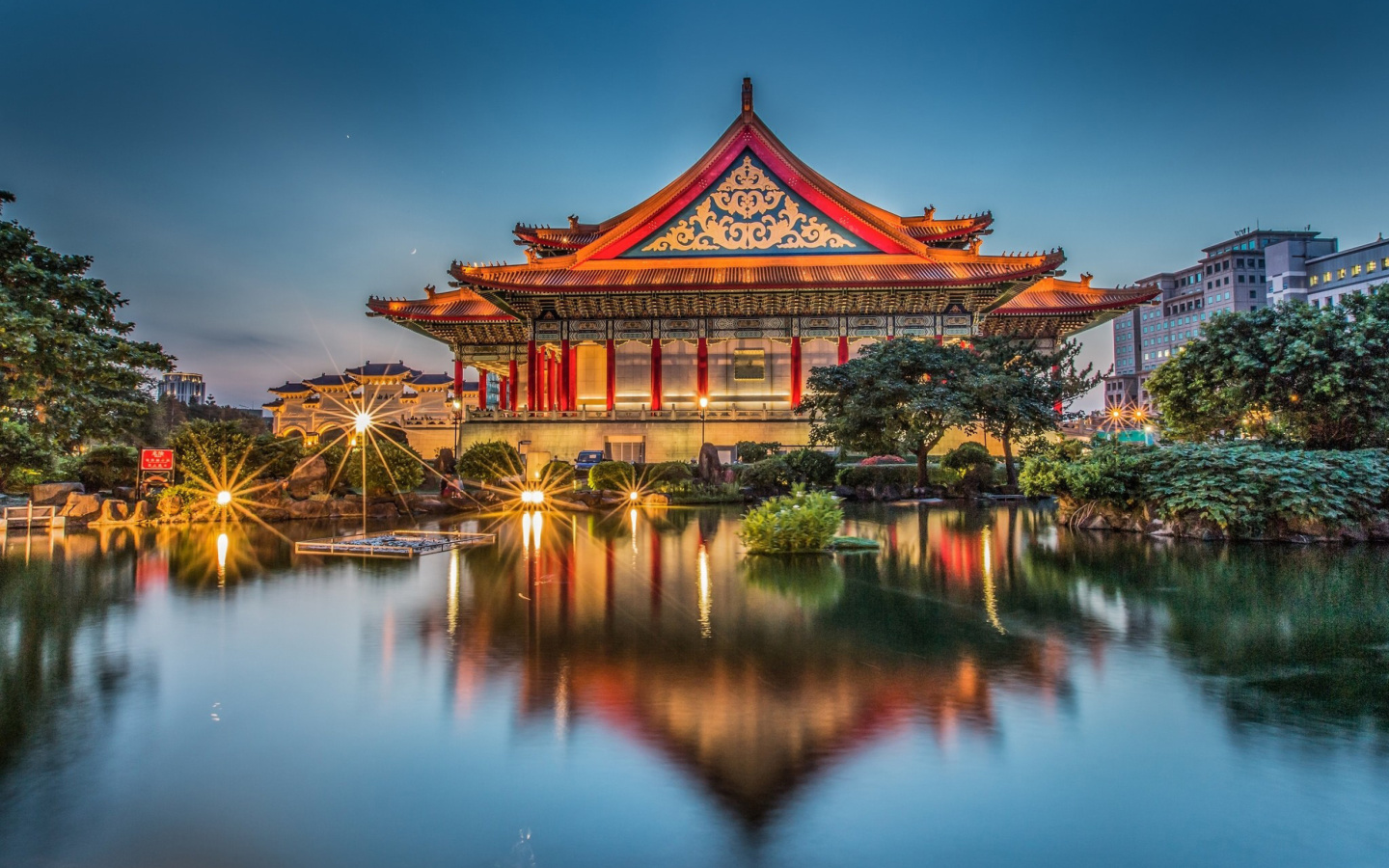 Обои Taipei Longshan Temple 1440x900