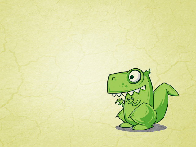 Das Dinosaur Illustration Wallpaper 640x480