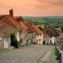 English Cottages wallpaper 128x128