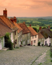 English Cottages wallpaper 176x220