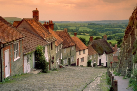 English Cottages wallpaper 480x320