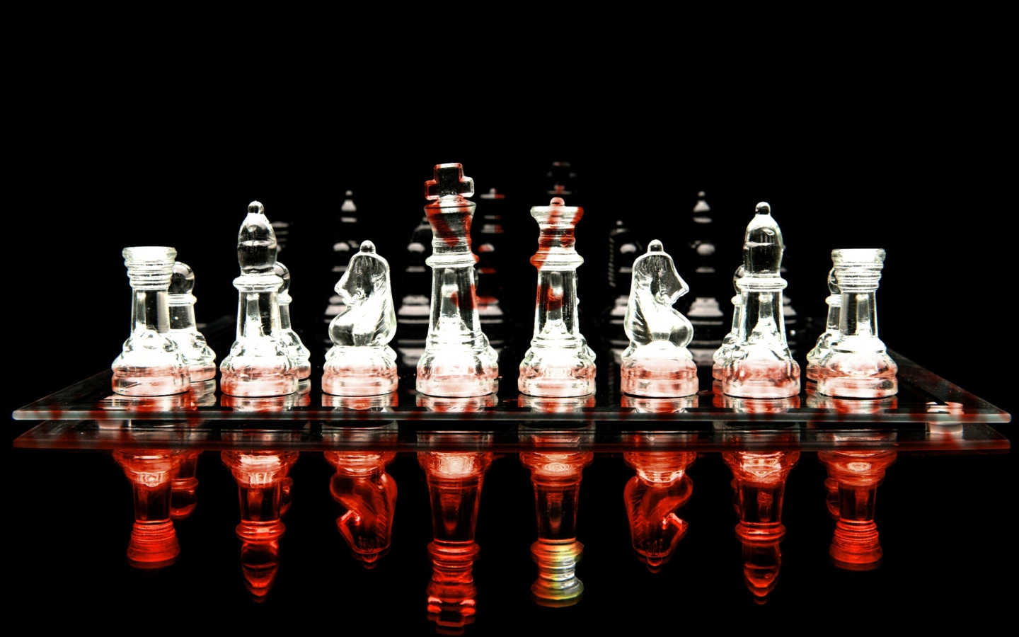 Glass Chess wallpaper 1440x900