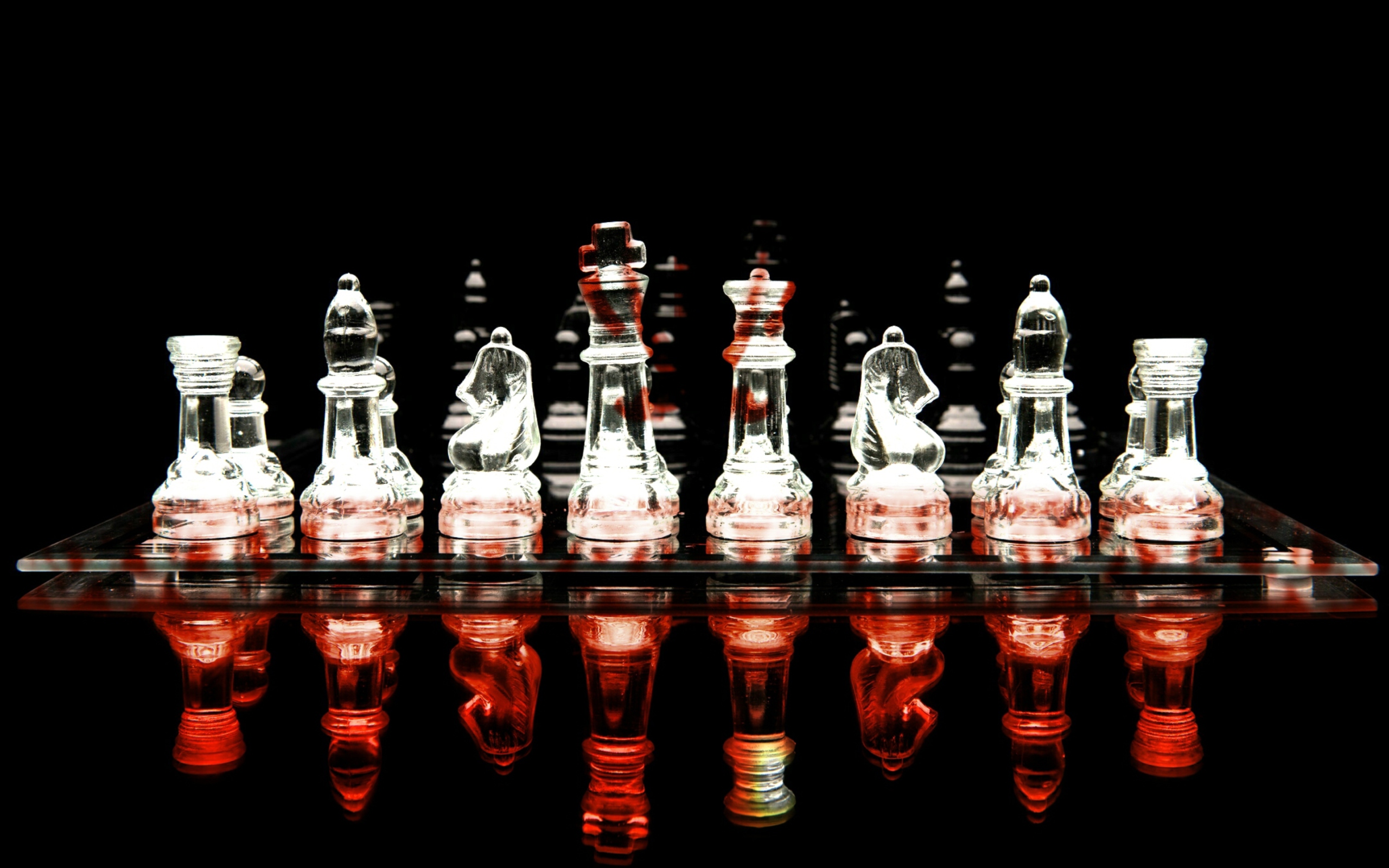 Sfondi Glass Chess 2560x1600