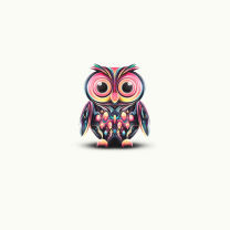Owl Illustration wallpaper 208x208