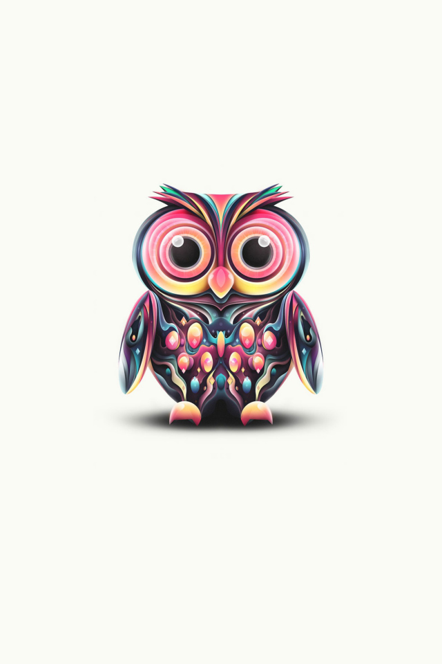 Sfondi Owl Illustration 640x960