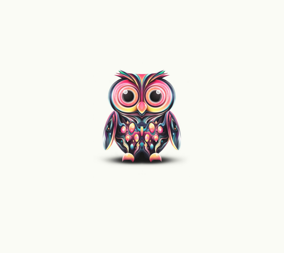 Fondo de pantalla Owl Illustration 960x854