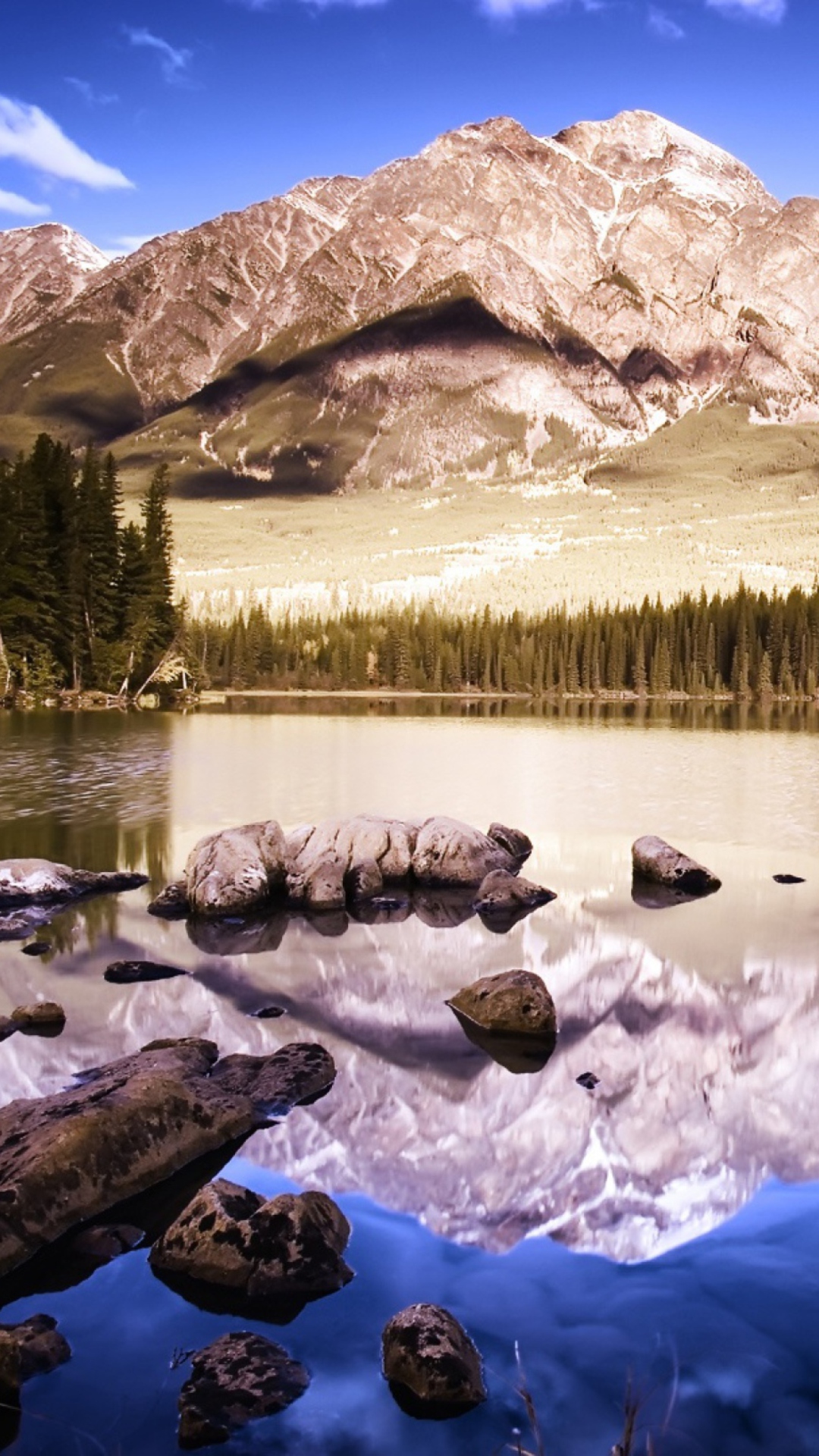 Mirror Lake wallpaper 1080x1920
