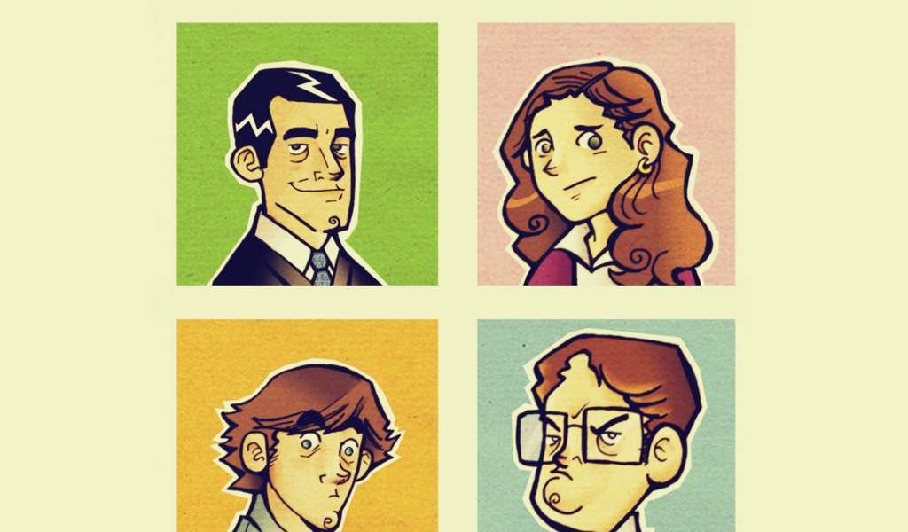 Office People Illustration screenshot #1 1024x600