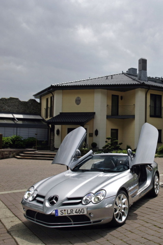 Обои Mercedes Benz Slr Mclaren Roadster 320x480