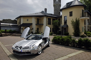 Mercedes Benz Slr Mclaren Roadster Wallpaper for Android, iPhone and iPad