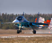 Fondo de pantalla Su34 Sukhoi 176x144