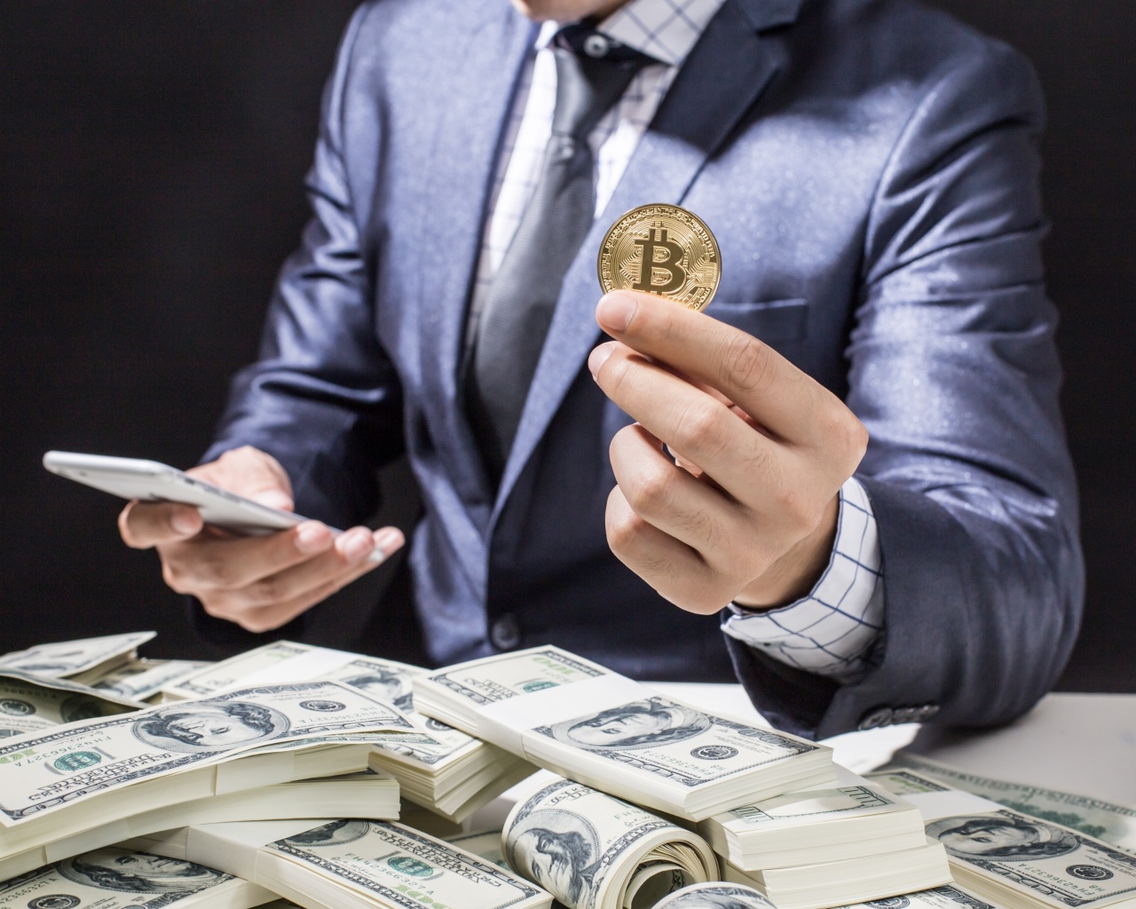 Bitcoin Money Business wallpaper 1280x1024