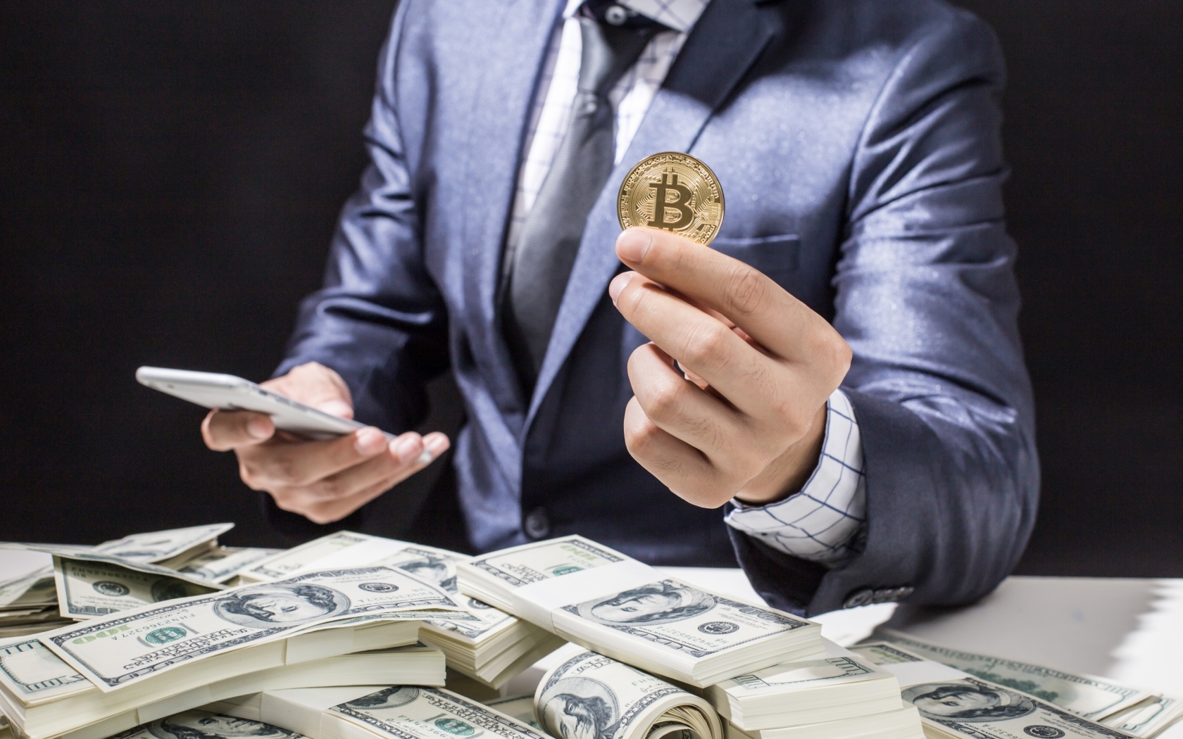 Bitcoin Money Business wallpaper 1680x1050