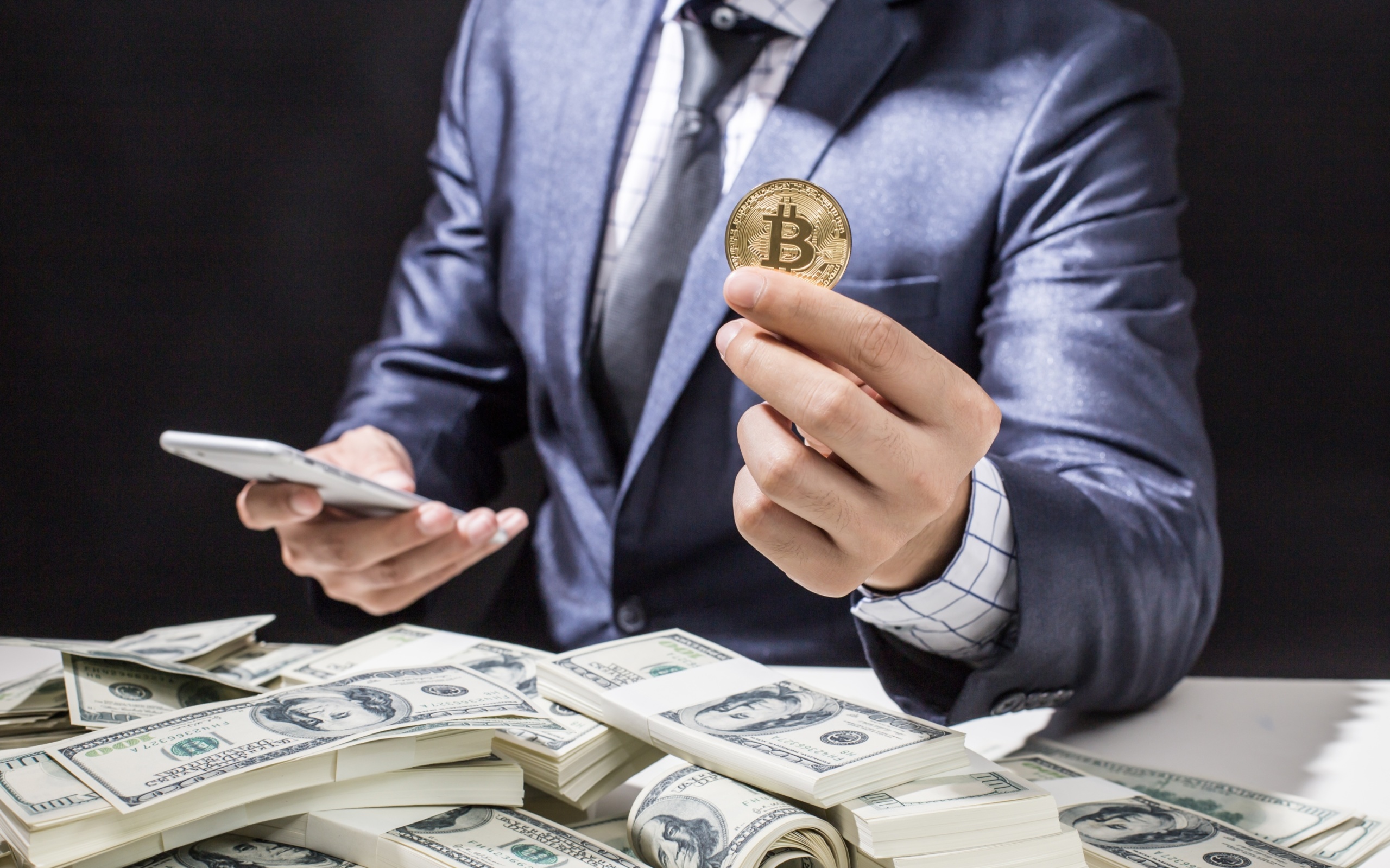 Bitcoin Money Business wallpaper 2560x1600