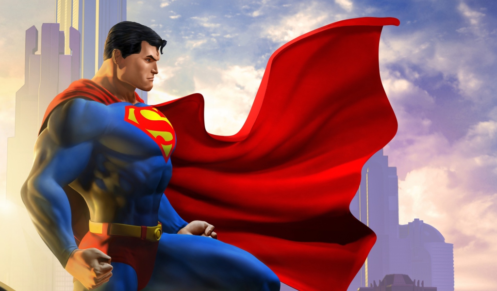 Superman Dc Universe Online wallpaper 1024x600