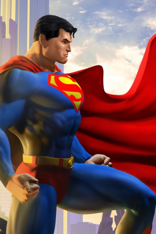 Das Superman Dc Universe Online Wallpaper 320x480