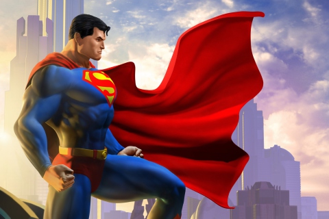 Sfondi Superman Dc Universe Online 480x320