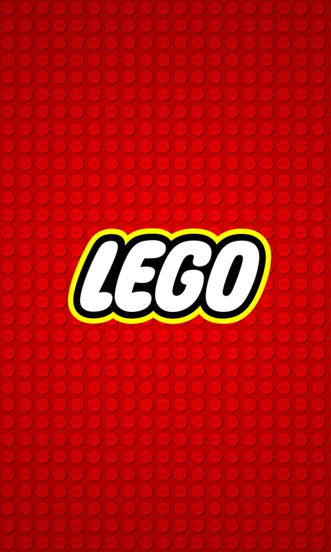 Das Lego Logo Wallpaper 480x800