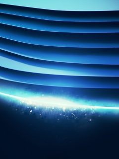 Blue background wallpaper screenshot #1 240x320