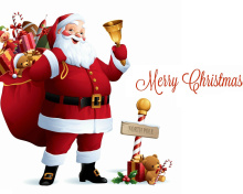 HO HO HO Merry Christmas Santa Claus screenshot #1 220x176