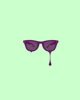 Minimalistic Purple Glasses - Obrázkek zdarma pro LG Flare